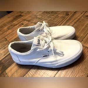 White vans size 7.5 women